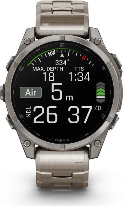 Garmin Fenix 8 47mm Sapphire titanium/vented titanium