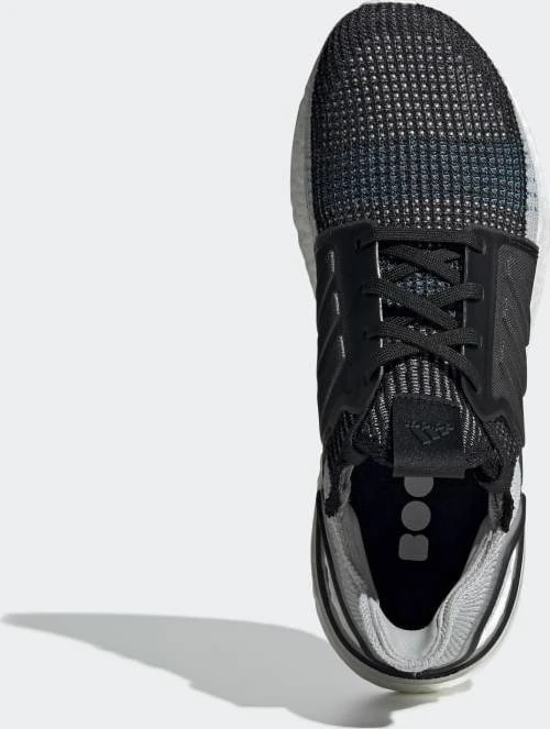 adidas Ultraboost 19 core black/grey six/shock cyan (Herren)