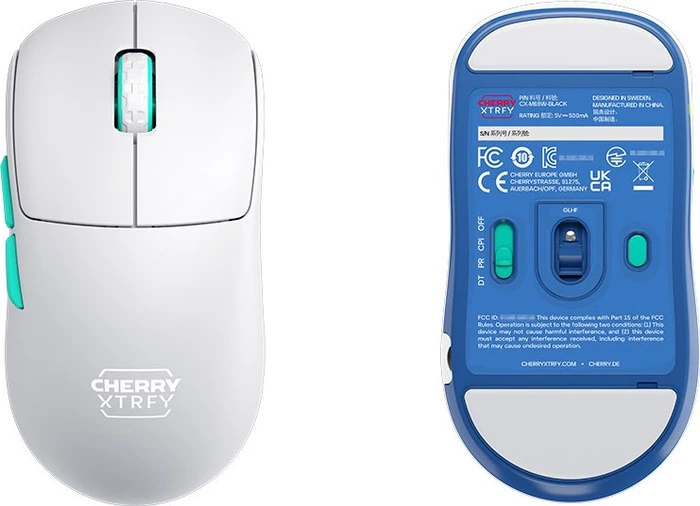 Cherry Xtrfy M68 Wireless weiß, USB