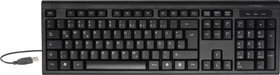 Vivanco IT-KB PS2 Full Size Tastatur mit Ziffernblock und PS2 Adapter, PS/2 & USB, DE