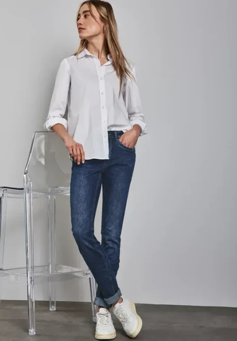 Street One Jane Jeans dark blue wash (Damen)