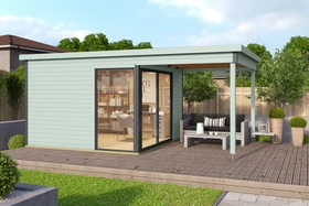 Lasita Maja Domeo 2 Gartenhaus gletschergrün