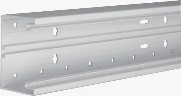 Hager Brüstungskanal-Unterteil PVC frontrastend BR 68x100mm Oberteil 80mm in lichtgrau