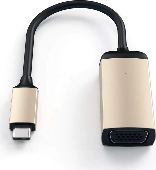Satechi USB-C auf VGA Adapter, gold