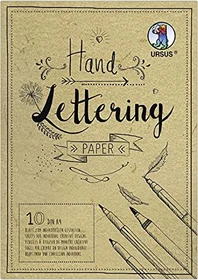 Ursus Handlettering Paper Elefantenhaut, A4, glatt, creme, 25 Blatt