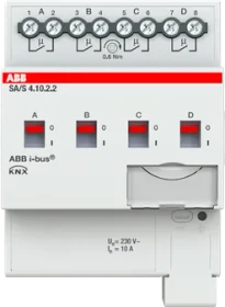 ABB SA/S4.10.2.2 Schaltaktor 4-fach, 230V, 10A, 4TE REG, Schaltaktor (2CDG110258R0011)