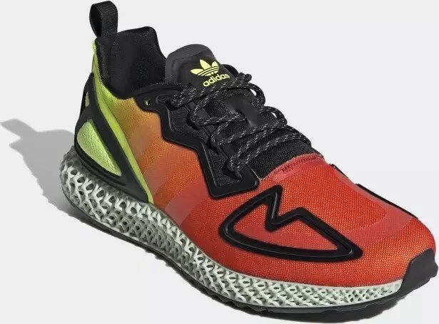 adidas ZX 2K 4D solar yellow/hi-res red/core black (Herren)