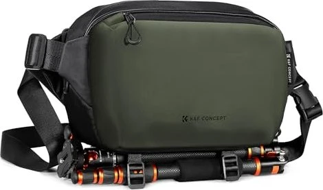 K&F Concept Urban Wander Kamera Sling Bag 10L schwarz/grün