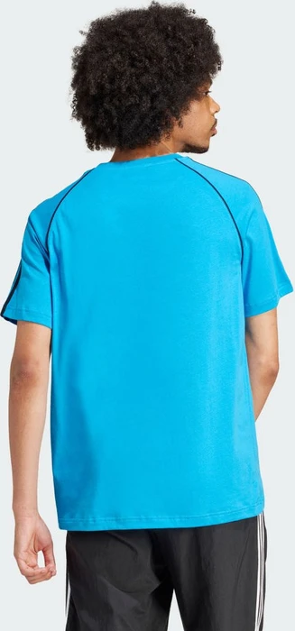 adidas SST T-Shirt kurzarm bright blue/black (Herren)
