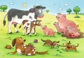 Ravensburger Puzzle Glückliche Tierfamilien