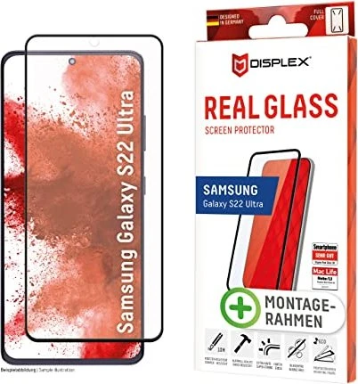 Displex Real Glass Full Cover für Samsung Galaxy S22 Ultra