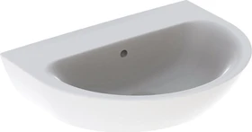 Geberit Renova Waschtisch 65cm, ohne Hahnloch, mit Überlauf, weiß/KeraTect
