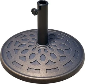 Outsunny Sonnenschirmständer rund 14kg 48.5cm bronze