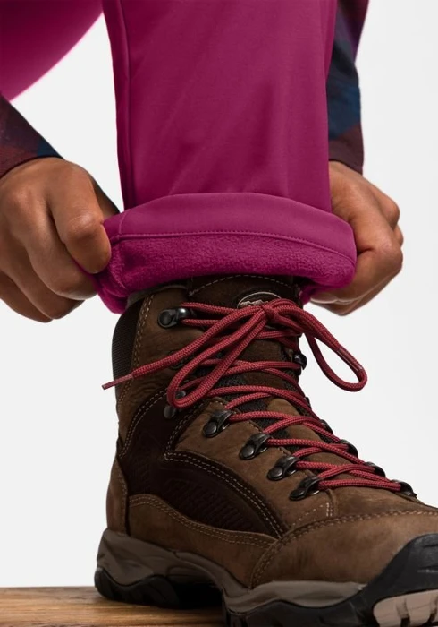 Maier Sports Perlit Hose lang cherry wine (Damen)