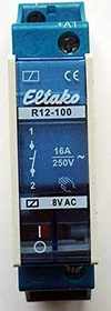 Eltako R12-100-8V Schaltrelais 8V. 1 Schließer 16A/250V AC