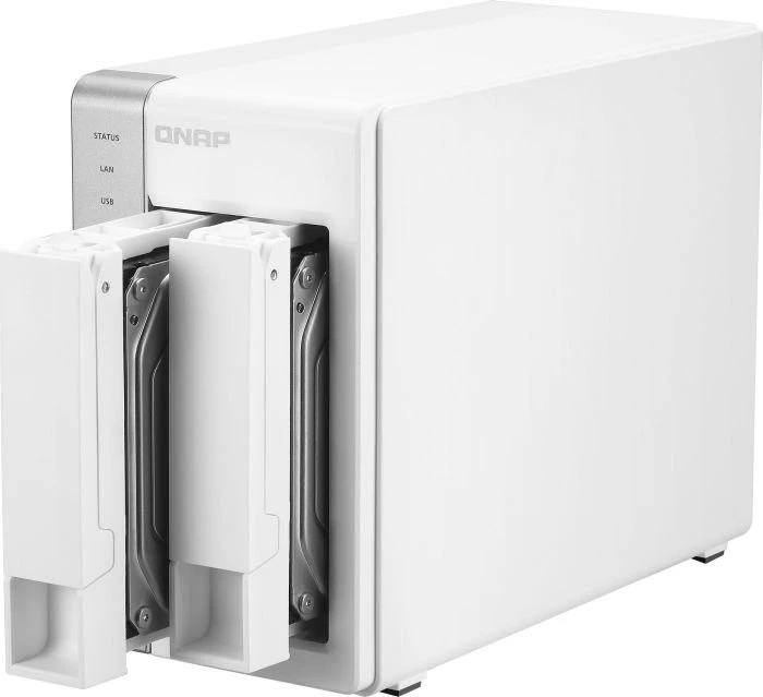 QNAP Turbo Station TS-231, 512MB RAM, 2x RJ-45 1000Base-T, 3x USB-A 3.0
