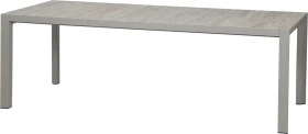 Siena Garden Silva Gartentisch 220x100cm matt-silber