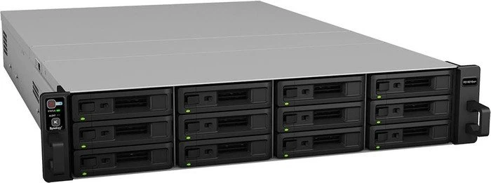 Synology RackStation RS18016xs+, 8GB RAM ECC, 4x RJ-45 1000Base-T, 2x USB 3.0, 2HE
