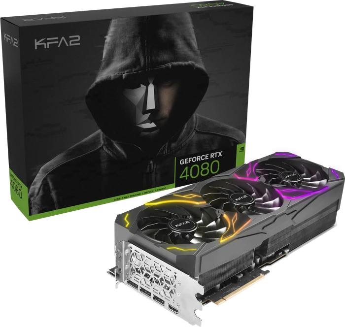 KFA2 GeForce RTX 4080 SG (1-Click OC), 16GB GDDR6X, HDMI, 3x DP