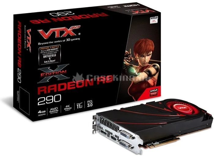VTX3D Radeon R9 290 X-Edition Battlefield 4 Edition, 4GB GDDR5, 2x DVI, HDMI, DP