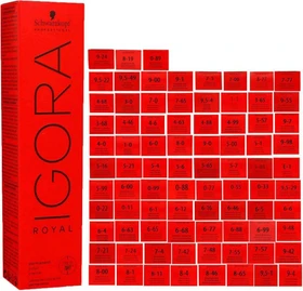 Schwarzkopf Igora Royal Haarfarbe 6-29 dunkelblond asch violett extra, 60ml