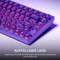 Corsair Gaming K65 Plus Wireless 75% RGB, Atomic Purple, MLX RED V2, USB/Bluetooth, DE Vorschaubild