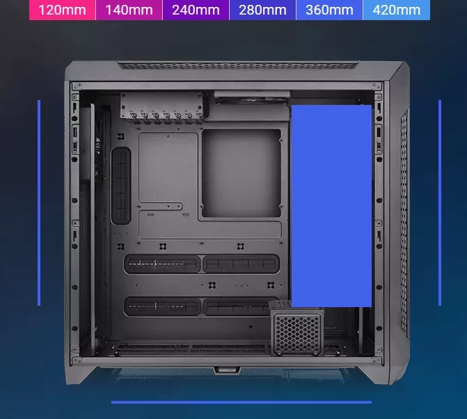 Thermaltake CTE C750 Air, schwarz, Glasfenster