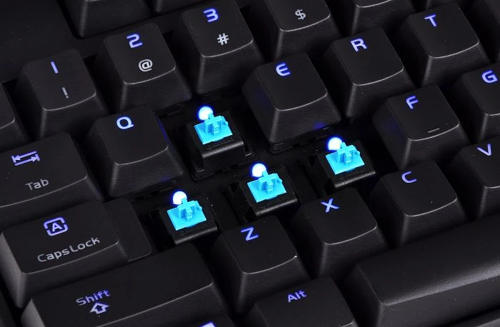 Tt esports Poseidon Illuminated Gaming Keyboard, USB, DE