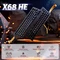 Attack Shark X68 HE Rapid Trigger Keyboard, schwarz, LEDs RGB, Outemu White Jade Magnetic, USB, US Vorschaubild