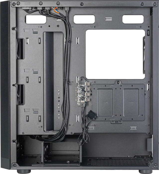 SilverStone Fara 514X, schwarz, Glasfenster