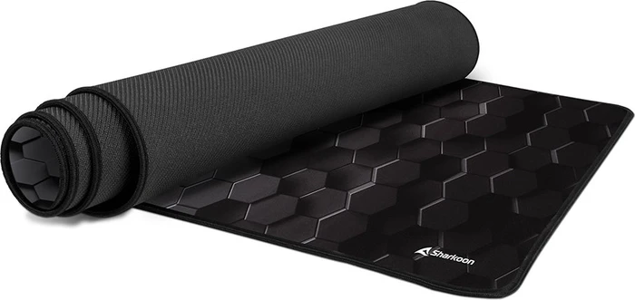 Sharkoon Skiller SGP30 XXL Hex, Gaming Mouse Mat, hellgrau/dunkelgrau