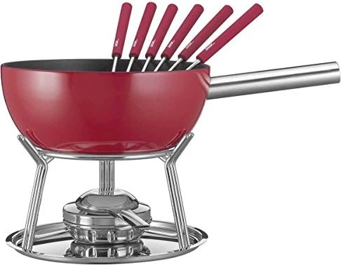 Spring Aluminium Induktion Käse Fondue rot