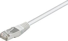 goobay Patchkabel, Cat5e, F/UTP, RJ-45/RJ-45, 2m, weiß