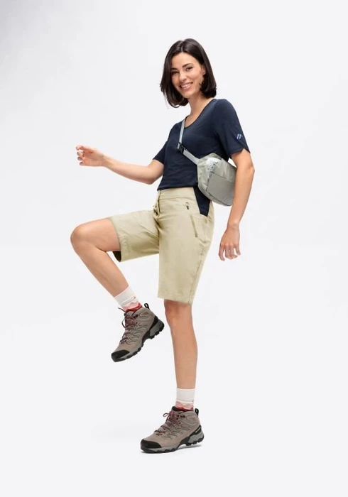 Maier Sports Inara Vario Hose kurz brown rice (Damen)