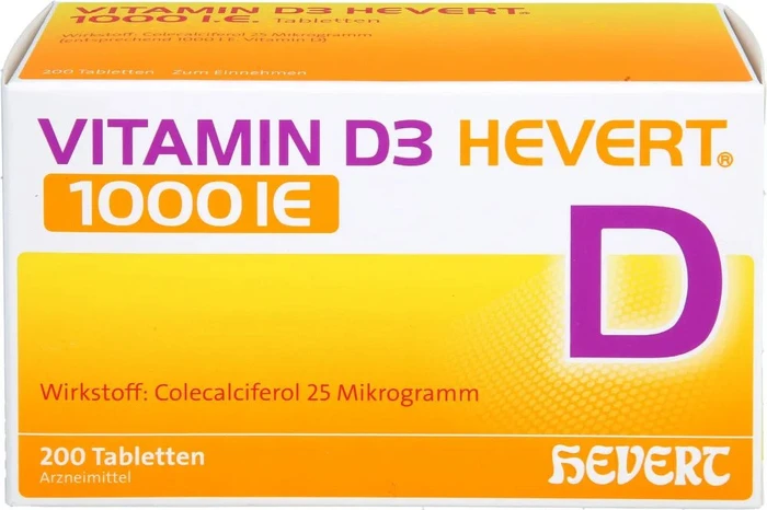 Vitamin D3 Hevert Tabletten, 200 Stück