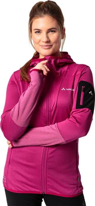 Vaude Monviso Fleece Hooded Funktionsjacke rich pink (Damen)