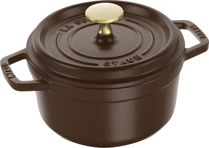 Zwilling Staub Cocotte Schmortopf rund 16cm 1.2l chocolate