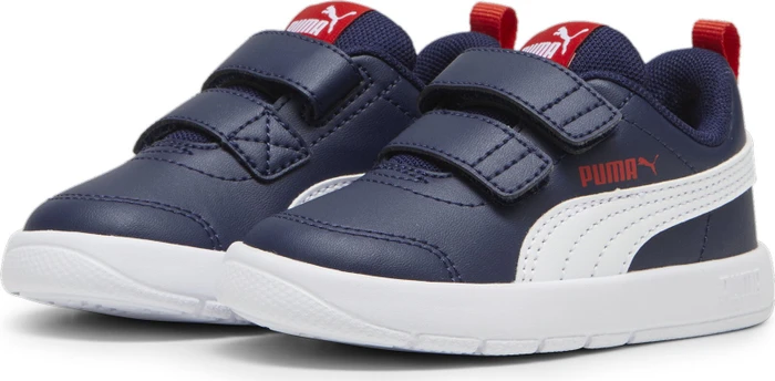 Puma Courtflex V3 puma navy/puma white/puma red (Junior)