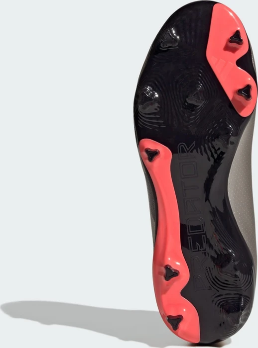 adidas Predator League Laceless FG platinum metallic/aurora black/turbo (Junior)