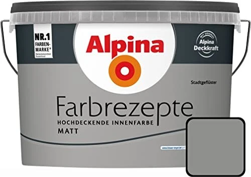Alpina Farben Farbrezepte Innenfarbe stadtgeflüster matt, 2.5l