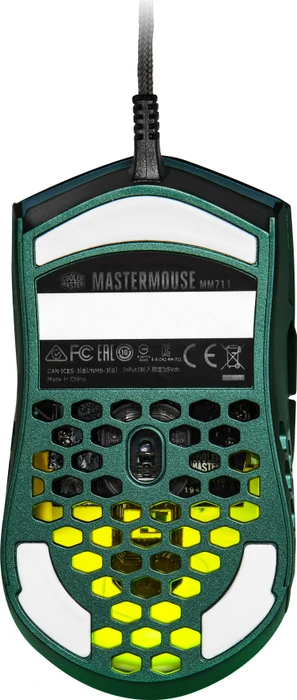 Cooler Master MasterMouse MM711 Wilderness Edition RGB Gaming Maus grün, USB