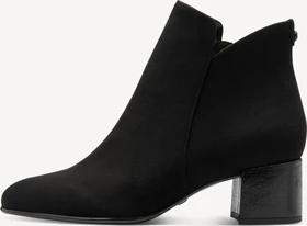 Tamaris Essentials Leder Stiefelette schwarz (Damen)