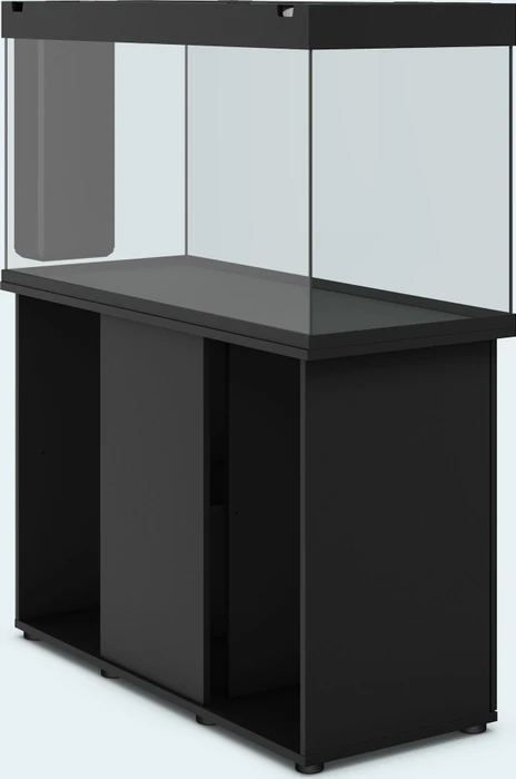 Juwel Rio 350 LED Aquarium-Set mit Unterschrank, schwarz/schwarz, 350l
