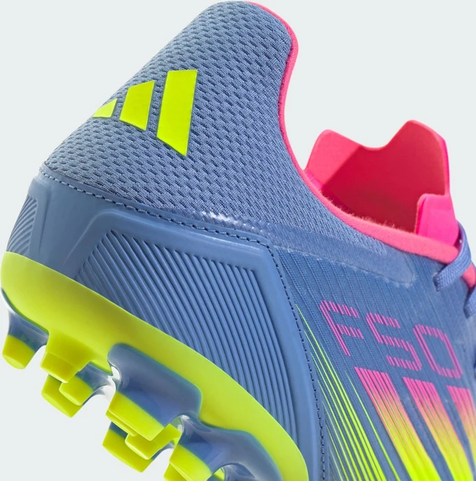 adidas F50 League AG blue fusion/lucid lemon/lucid pink