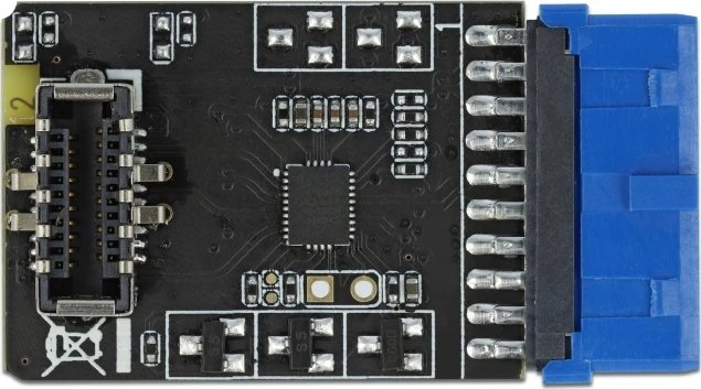 DeLOCK USB 3.0 19-Pin auf USB 3.1 20-Pin Key-A Pfostenstecker intern