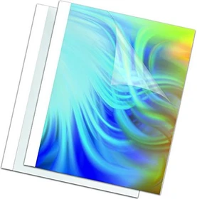 Fellowes Thermobindemappe, A4, 150µm, weiß glänzend, 120 Blatt, 100 Stück