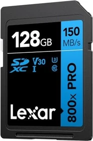 Lexar BLUE Series 800x PRO R150/W45 128GB, UHS-I U3, Class 10