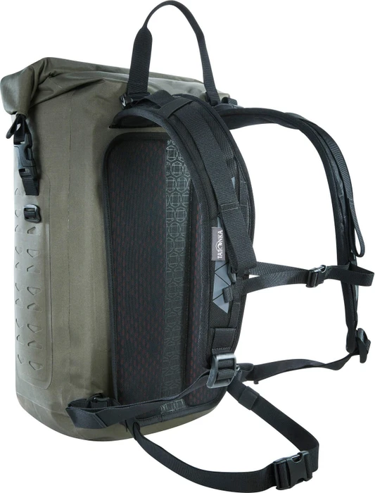 Tatonka Commuter Rolltop 25 WP stone grey/olive