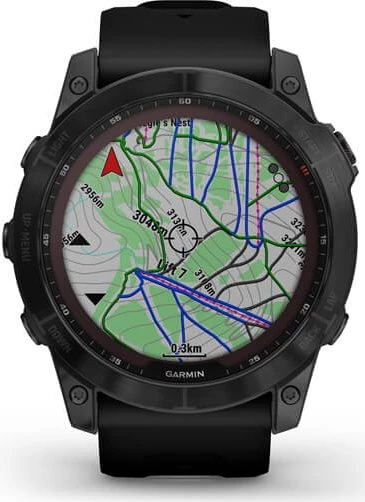 Garmin Fenix 7X Sapphire Solar black dlc titanium/black