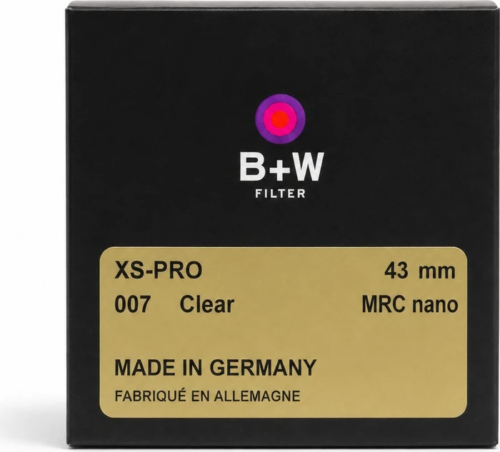 B+W Clear neutral (007) XS-PRO Digital MRC nano 43mm
